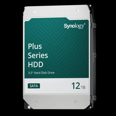 Synology Plus HAT3310-12T 12 TB Hard Drive - 3.5 Internal - SATA (SATA/600) - Conventional Magnetic Recording (CMR) Method"