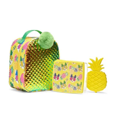 Fit & Fresh 2844KFFSC2893 Purrfect Pinefor apple Yellow Lunch Bag - Fit&Fresh