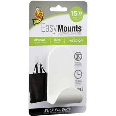 Duck Brand EasyMounts Interior Drywall J Hook (287391) - Shurtape Technologies