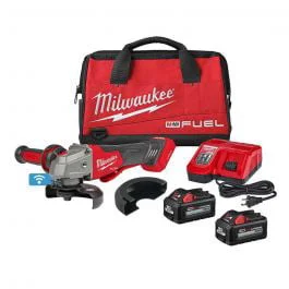Milwaukee Electric Tools 2882-22 M18 Fuel? 4-1/2" / 5" Braking Grinder W/ One-key? Paddle Switch, No Lock