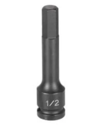 Grey Pneumatic Corp. 29084M 1/2" Drive X 8mm 4" Length Hex Driver