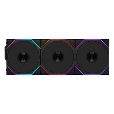 Lian Li 12TL1W3B Wireless 120mm ARGB Case Fans Triple Pack Black