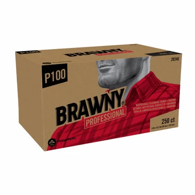Georgia Pacific 29246 All Purpose Wipers, 1-ply, 9 X 10.25, Brown, 250 Wipers/box, 24 Boxes/carton