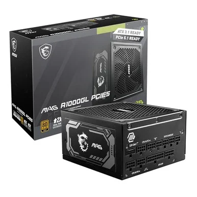 MSI MAGA1000GLPCIE5II MAG A1000GL 1000W Fully Modular ATX Power Supply
