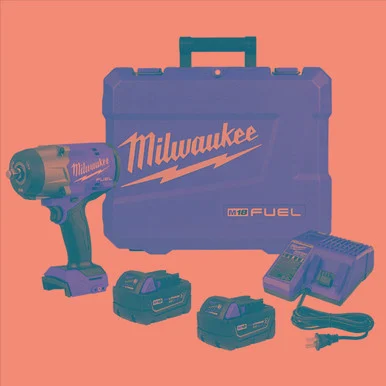 Milwaukee Electric Tools 2967-22 Milwaukee Tool M18 Fuel 1/2" High Torque Impact Wrench W/ Friction Ring Kit