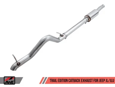 AWE Tuning 301521003 Trail Edition Cat-Back Exhaust for Jeep Wrangler JL/JLU 3.6L