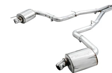 AWE Tuning 302011028 Track Cat-Back Exhaust System for Ford Mustang S650