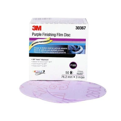 3m 30367 Hookit Purple Abrasive Disc 50 Per Box
