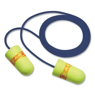 3m 3114109 E-a-rsoft Metal Detectable Soft Foam Earplugs, 32 Db Nrr, Yellow, 2,000/carton