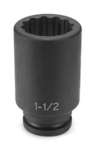 Grey Pneumatic 3150D 3/4" Drive X 1-9/16" Deep - 12 Point Socket