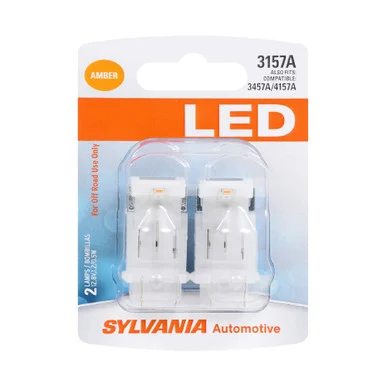 Sylvania 3157ASL.BP2 3157 LED Amber Mini Bulbs 2-Pack 3157ASL.BP2
