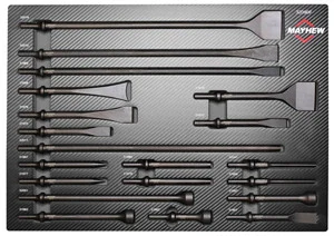 Mayhew 32090F 20 Piece Pneumatic Punch & Chisel Set