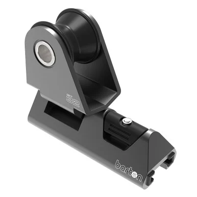Barton Marine 32100GTB Barton 32mm Pin Genoa Car Track Pin Stop Standard Duty - Black