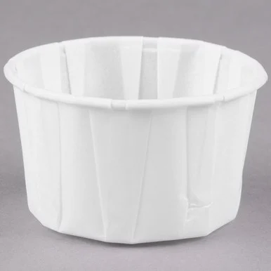 Solo Cup Company 325 Treated Paper Portion Cups, 3 1/4 Oz., White, 250/bag