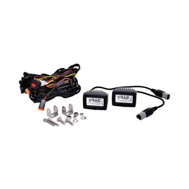 KC HiLiTES KC C-Series C2 2in LED Area Flood 2-Light System Universal 328