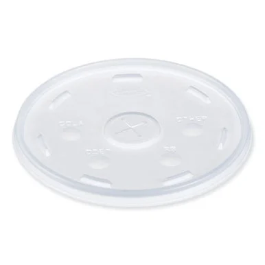Dart 32SL1 Lids For Foam Cups And Containers, Fits 32 Oz/44 Oz/60 Oz Hot Cups, Plastic, Translucent, 1,000/carton