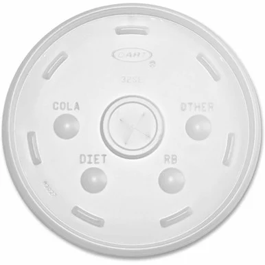 Dart Translucent Slotted Lids (32sl1)