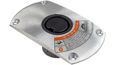 Springfield Marine 3300750D1 Double Flat Side Base 9" X 5-1/4"