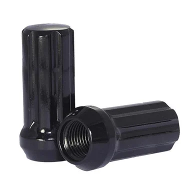 Revolution 331167BLK XL Spline Drive Bulge Acorn Lug Nuts 9/16-18 - Black