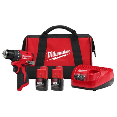 Milwaukee Electric Tools 3401-22 Milwaukee Tool M12 Subcompact Brushless 3/8 Inch Drill/driver Kit
