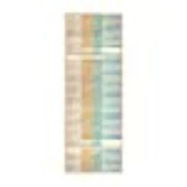 Crystal Art 341600WEB Washable Rug Flux Striped Multicolor 2.5x7