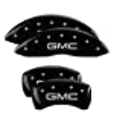 MGP Caliper 34218SGMCBK Caliper Covers - Black Powder Coat