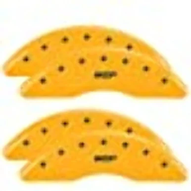 MGP Caliper 34219SMGPYL Caliper Covers - Yellow Powder Coat