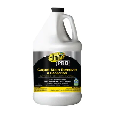 Rustoleum 352253 Carpet Stain Remover Plus Deodorizer, Lemon Scent, 1 Gal Jug, 4/carton
