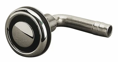 Sea Dog 3532301 Stainless Flush Mount Gas Tank Vent 5/8" Hose - Seadog