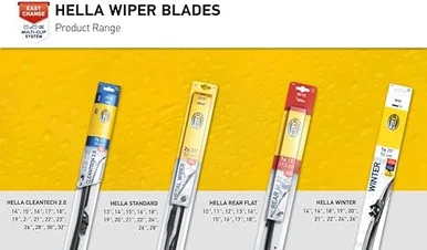 HELLA 358112921 Windshield Wiper Blade 12" Rear