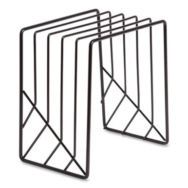U Brands 3841U0312 Vena Wire Letter Sorter, 5 Sections, Assorted Sizes, 3.94 X 5.24 X 6.1, Black