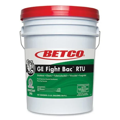 Betco 3900500 Fight Bac Rtu Disinfectant, Fresh Scent, 5 Gal Pail