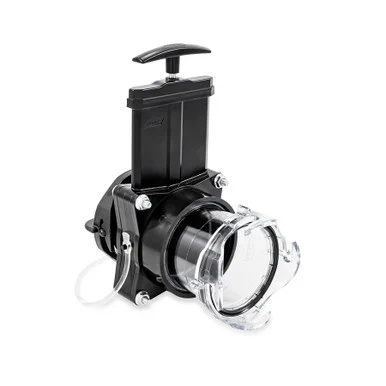 Camco 39050 Ready-to-Use Gate Valve with Built-in Clear Adapter- Black 39050_68