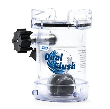 Camco RV Dual Flush RV Holding Tank Rinser - Cleans and Removes Clogs From Sewer Lines with Two Way Jet Cleaning Action- Helps Reduce Odors in Holding Tanks and Sewer Hoses (39072)
