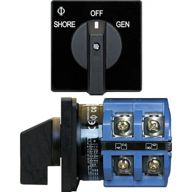 Blue Sea System 3924277 Blue Sea 9011 Switch, Av 120vac 65a Off +2 Positions - Blue Sea Systems