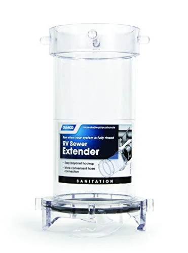 Camco 39582 7 Clear Sewer Hose Adapter