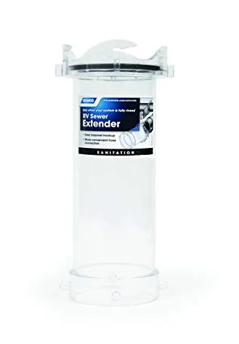 Camco 39592 9 Clear Sewer Hose Adapter