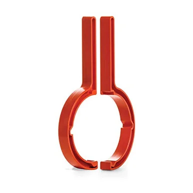 Camco Rhinoflex RV Sewer Fitting Wrench Set- Helps You Grip and Loosen or Tighten Swivel Fittings with Ease!| Lightweight and Durable Design |Includes Two Wrenches - (39758) - Orange