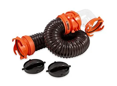 Camco 3 Foot 39768 Rhinoflex Tote Tank Hose Kit - White