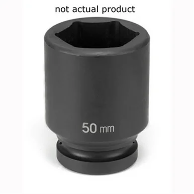Grey Pneumatic 4024MD Soc 24mm 1"d Imp 6pt Dp Blk