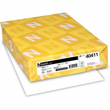 Exact 110lb Heavyweight Exact Index Paper (40411ct) - wausau papers