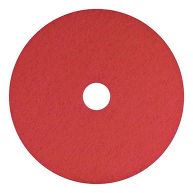 Americo Manufacturing 404415 Buffing Pads, 15" Diameter, Red, 5/carton