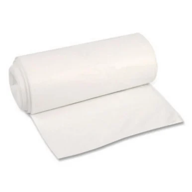 Boardwalk 404812N High-density Can Liners, 45 Gal, 12 Mic, 40 X 48, Natural, Perforated Roll, 250/carton