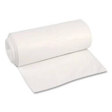 Boardwalk 404822N High-density Can Liners, 45 Gal, 22 Mic, 40 X 48, Natural, Perforated Roll, 150/carton