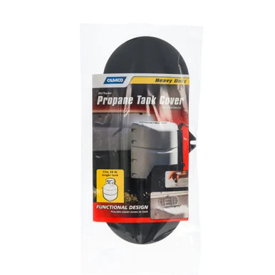 Camco 40567 Lid Replacement for 20 Lb Single Propane Tank Cover- Black 40567_68
