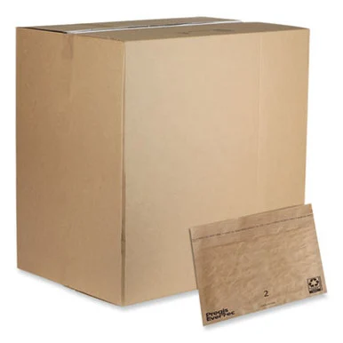 Pregis 4083814 Evertec Curbside Recyclable Padded Mailer, #2, Kraft Paper, Self-adhesive Closure, 12 X 9, Brown, 100/carton