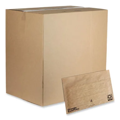 Pregis 4083815 Evertec Curbside Recyclable Padded Mailer, #4, Kraft Paper, Self-adhesive Closure, 14 X 9, Brown, 150/carton