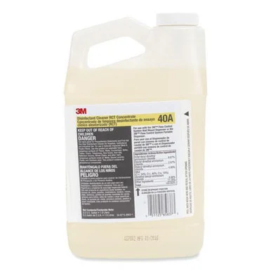 3m 40A Disinfectant Cleaner Rct Concentrate, 0.5 Gal Bottle, Fragrance-free, 4/carton