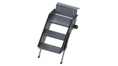 Suburban 4103A 3-Step Narrow Folding RV Entry Steps 4103A_68