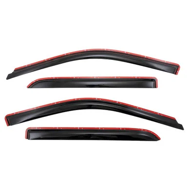 Trailfx 4109IC In-Channel Window Vents 4pc Smoke for Dodge Ram 1500 2009-2018